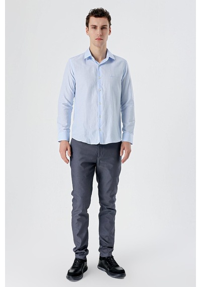 İmza Koyu Mavi Uzun Kollu Desenli Armürlü Sert Yaka Cepsiz Pamuklu Slim Fit Dar Kesim Gömlek 1004235168-koyu Mavi Koyu Mavi İmza Koyu Mavi Uzun Kollu Desenli Armürlü Sert Yaka Cepsiz Pamuklu Slim Fit Dar Kesim Gömlek 1004235168-koyu Mavi Koyu Mavi