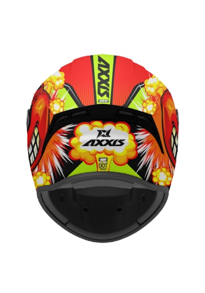 Axxis Draken S Bombs A5 Kask Mat Kırmızı