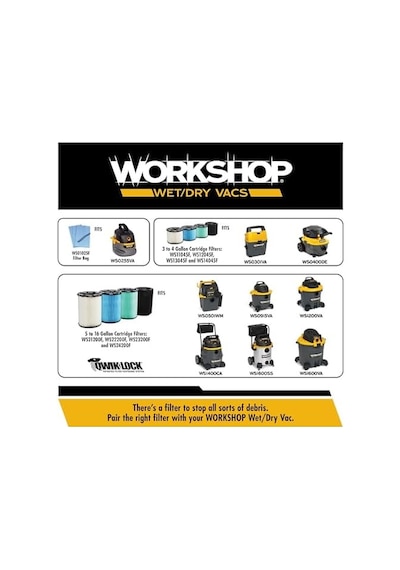 Islak/kuru Vacs 1 7/8 İnç Auto Başlık Wet Dry Shop İçin Vakum, Ws25003a