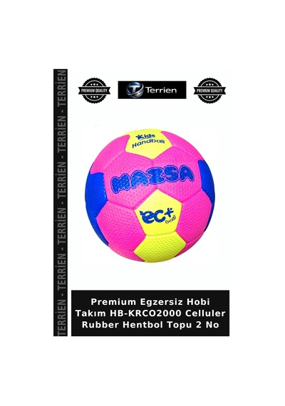 Premium Egzersiz Hobi Takım Hb-krco2000 Celluler Rubber Hentbol Topu 2 No Çok Renkli