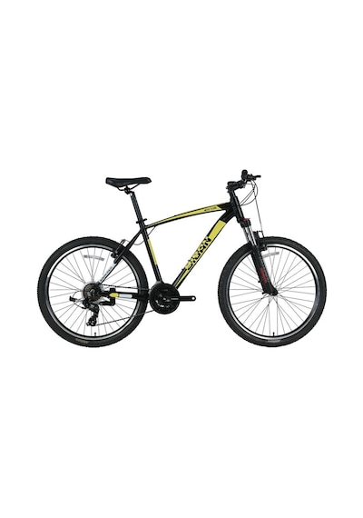 Bisan Mtx 7100 Erkek Dağ Bisikleti 48cm V 29 Jant 21 Vites Mat Siyah Sarı - 29 Siyah