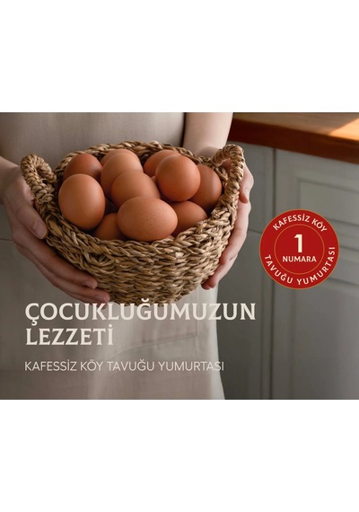 Kafessiz Köy Tavuğu Yumurtası 15 Adet