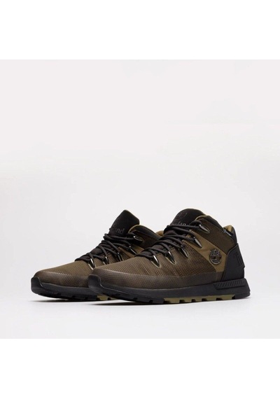Timberland Sprint Trekker Mid Lace Up Waterproof Erkek Yeşil Bot-4057 Mılıtary Olıve