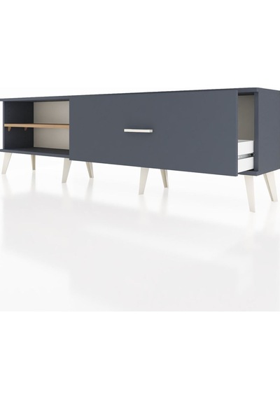 Arges Tv Ünitesi Tek Raflı Tek Çekmeceli 176x30x51 Antrasit-çam/antrasit Atlas Çam/antrasıt Arges Tv Ünitesi Tek Raflı Tek Çekmeceli 176x30x51 Antrasit-çam/antrasit Atlas Çam/antrasıt