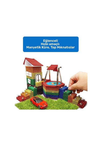 Ø5 Mm 8 Renk 216 Adet Renkli Mıknatıs Topları