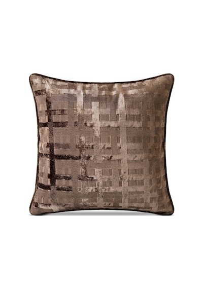 "felix" Kadife Dokulu Kırlent Kılıfları - 45x45 Bronz