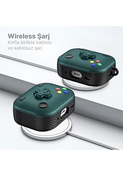 Ayrex İle Uyumlu Gaming Serisi Hybrid Tasarım Kılıf Iç Kısmı Tpu - Dış Kısmı Polikarbonat - Kenarları Fiber K