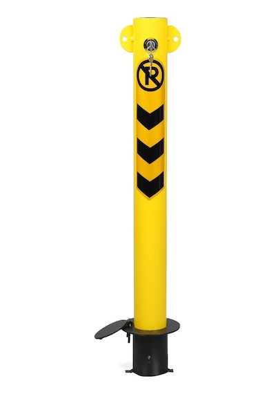 Otopark Bariyeri Kişisel Kilitli Çıkar Araç Bariyer Direği 70 CM