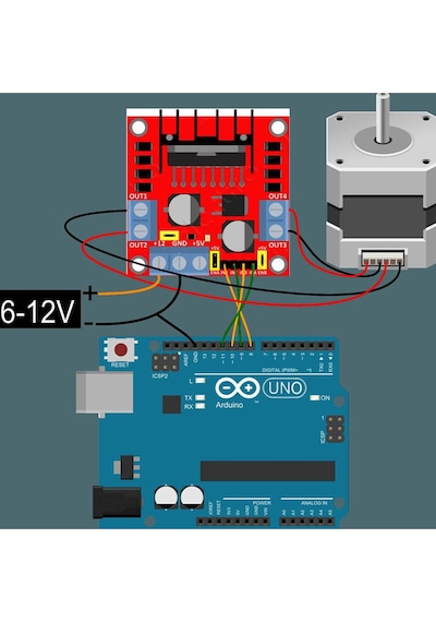 L298n Dual Motor Sürücü Modül