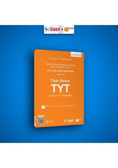 Sınav Yayınları Tyt Tıpkı Basım Son 5 Yıl Çıkmış Soru Kitapçıkları