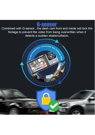 Black Box Traffic Recorder Full Hd 1080p Wi-fi Destekli 3 Kameralı Akıllı Sürüş Kayıt Cihazı Ve Araç İçi Kamera Seti