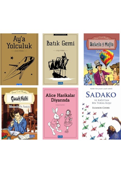 Sadako Ve Kağıttan Bin Turna Kuşu Ortaokul 6 Kitap Set