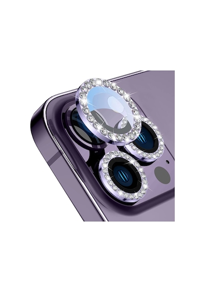 Buff Apple Uyumlu iPhone 14 Pro / 14 Pro Max Diamond Lens Koruyucu