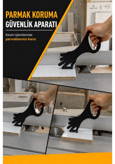 Parmak Koruma Güvenlik Aparatı Siyah
