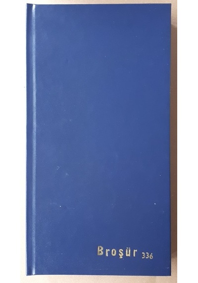 Ticari Broşür Defter 336 Yp 16x31 Cm Sert Kapak 70 gr