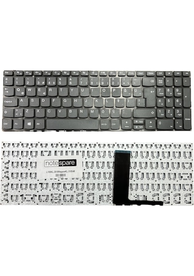Lenovo Uyumlu V330-15ıkb Type 81ax Klavye Tr Power Tuşsuz Füme