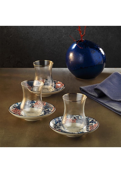 Sandro Moreno 1898 Lizbon 12 Parça 6 Kişilik Çay Seti 150 Ml Çok Renkli
