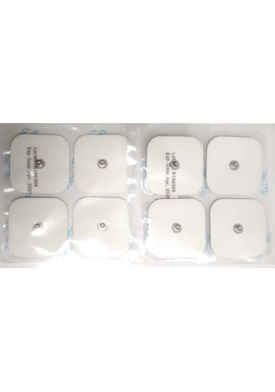 4 Adet Compex Çıtçıtlı Kablo. 2 Paket Çıtçıtlı Elektrot