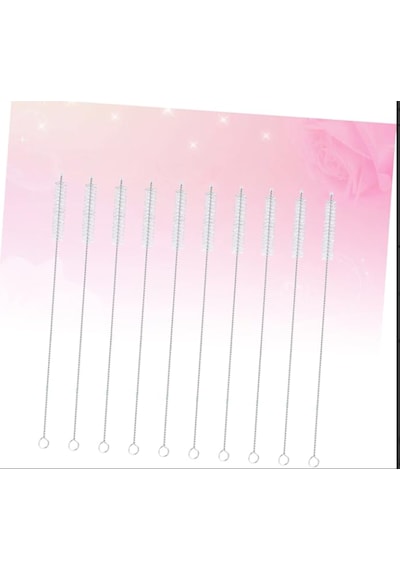 Pipet Temizleme Fırçası 10 Adet Metal
