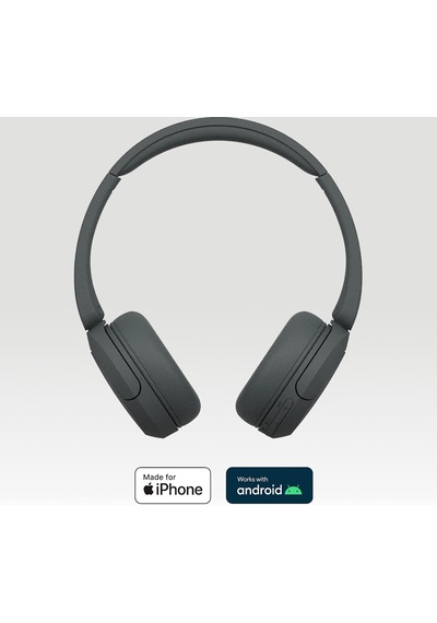 Wh-ch520 Kablosuz Bluetooth Kafa Kulaklığı, Ses, Hafif Tasarım, 50 Saat Pil, Hızlı Şarj, Ekolayzır, Net Aramalar, İos Ve Android - Siyah
