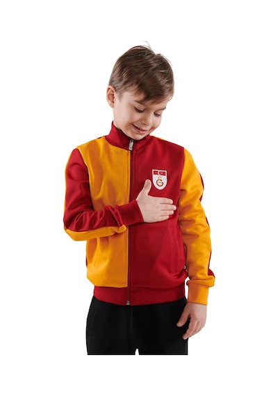 Gsstore Galatasaray Metin Oktay Çocuk Ceket C88102 Sarı - Kırmızı