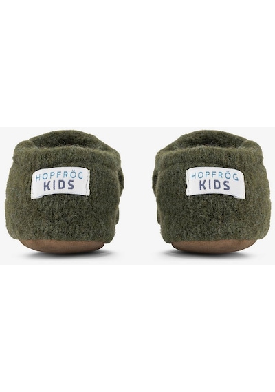 Recycled Woo Wooly Yünlü Haki Barefoot Patik-haki Haki