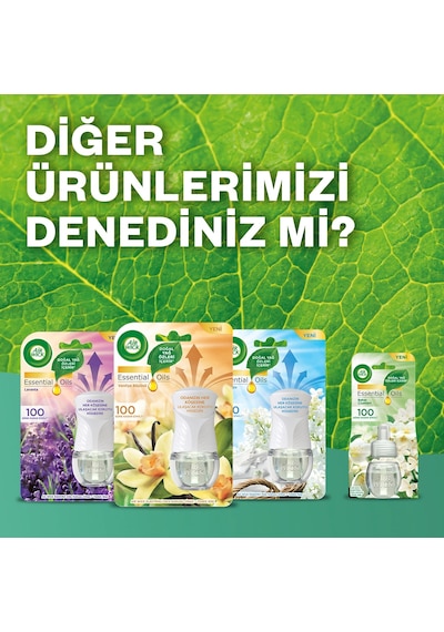 Air Wick Elektrikli Kit Oda Kokusu Temizlik Esintisi 19 ML + Elektrikli Yedek Lavanta 19 ML +  Bahar Çiçekleri 19 ML