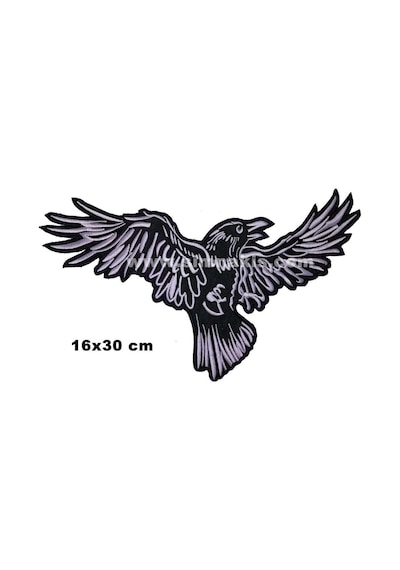 Karga Nakış Işleme Arma Patch Pec 16X30 Cm