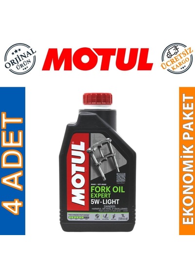 Motul Fork Oil Expert Light 5w 1 Lt Amortisör Yağı (4 Adet)