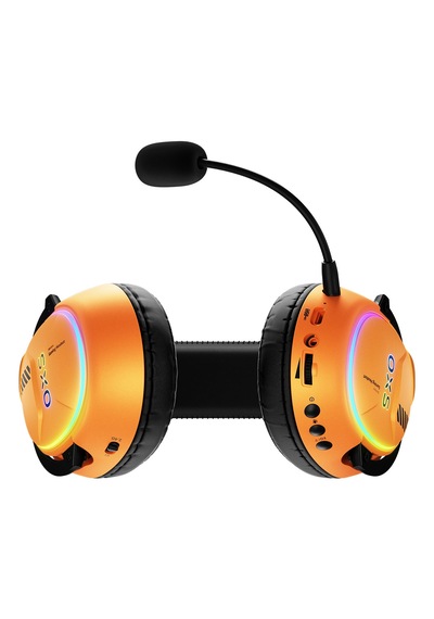 Oxs Storm G2 Turuncu Rgb Ps5 Uyumlu 7.1 Virtual Surround Kablosuz Gaming Kulaklık