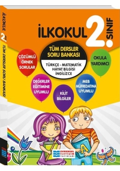 Evrensel 2.sınıf Tüm Dersler Konu Özetli Soru Bankası