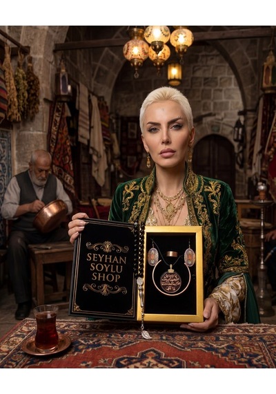 Özel Tasarım Kitap Kutulu Kadın Bakır Takı Seti Ve Tesbih Kombini - Kolye Küpe Bileklik Yüzük 5 Parça Otantik Şık Hediyelik - Doğum Günü Yıl Dönümü Anneler Günü Kadınlara Özel Gösterişli Hediye - N-00035 Özel Tasarım Kitap Kutulu Kadın Bakır Takı Seti Ve Tesbih Kombini - Kolye Küpe Bileklik Yüzük 5 Parça Otantik Şık Hediyelik - Doğum Günü Yıl Dönümü Anneler Günü Kadınlara Özel Gösterişli Hediye - N-00035