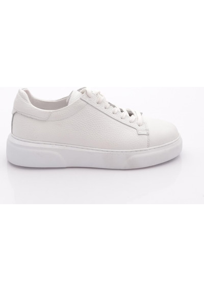 Dgn Leo Erkek Sneakers Ayakkabi Beyaz Floater Beyaz