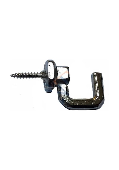 Vidalı Kanca, Askı Büyük - 15x23mm, Nikel - 1 Adet Diğer 48488280
