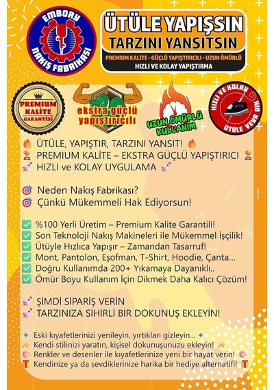 Ütü İle Yapışan Arma Yama, Renkli Kalp Set 9 Adet Ütüyle Yapışan Nakış Dokuma Aplike Patch