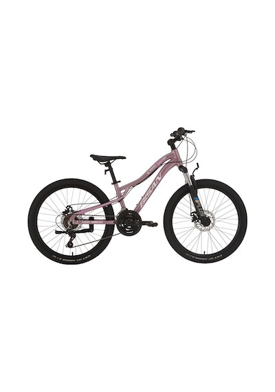 Bisan Kdx 2800-d Kadın Mtb Dağ Bisikleti 24 Jant 21 Vites Disk Fren 30 Cm Kadro Metalik Pembe