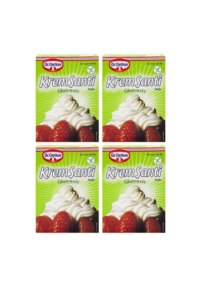 Glutensiz Krem Şanti 4'lü Set - 229217430