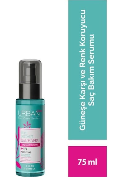 Urban Care Pure Coconut & Aloe Vera Boyalı Saçlar Özel Renk Koruyucu Saç Blakım Serumu 50 ML