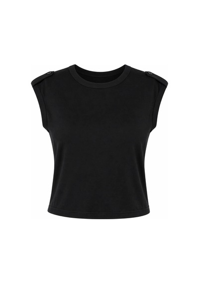 Trender Basic Siyah Kadın T-shirt 548
