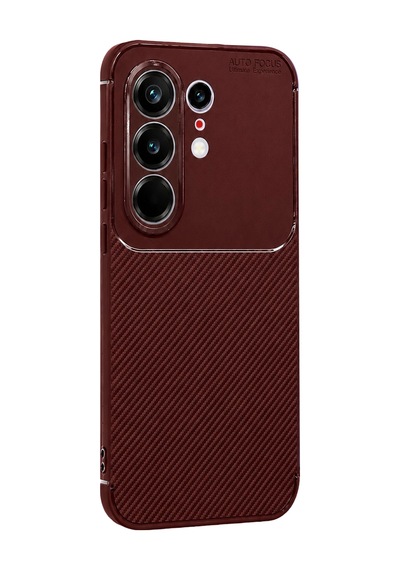 Newface - 167 - Tecno Camon 50 Pro 5g Auto Focus Karbon Kapak - Csmo-tex - - Bordo