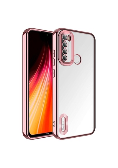 Xiaomi Redmi Note 8 Uyumlu Logo Gösteren Kamera Korumalı Renkli Tasarım Kılıf