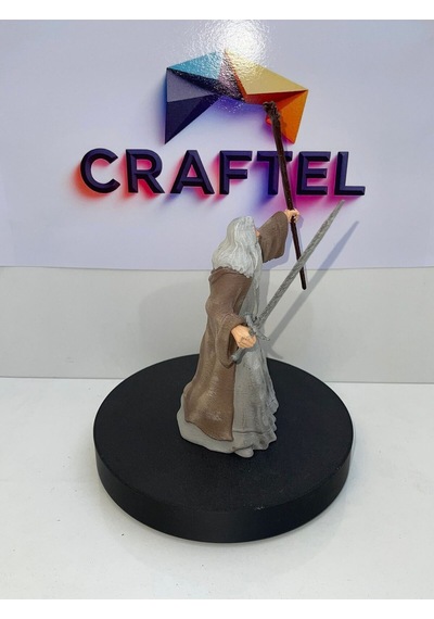 Lord Of The Rings Yüzüklerin Efendisi Koleksiyonluk Gri Gandalf Figür Biblo Oyuncu Masası Aksesuarı Hediyelik 13cm