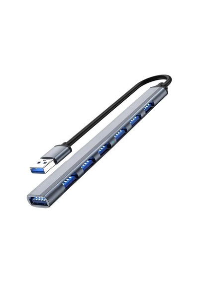 Usb 3.0 To Usb 2.0 Port Çoğaltıcı Hub 7in1 Otg Adaptör 6lı Usb Çoklayıcı -fc445