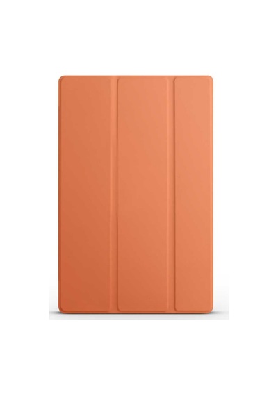 Galaxy Tab A8 10.5 2021 Sm-x200-sm-x205-sm-x207 Uyumlu Smart Cover Standlı 1-1 Tablet Kılıfı - Turuncu - T21255