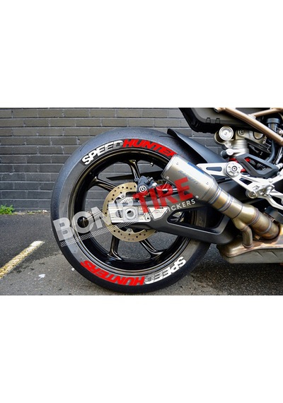 Motosiklet Lastik Yazısı 4 Adet 2.5 Cm Oto Lastik Yazısı Sticker Arma Şeritt Yapıştırıcısız