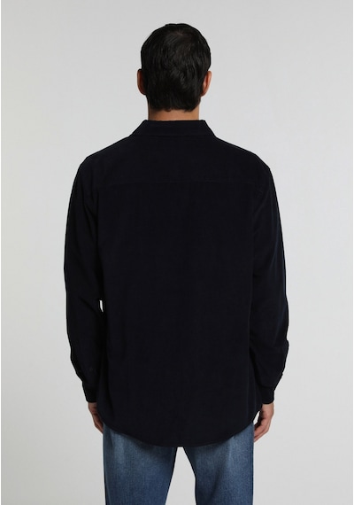 Colin's Colins Regular Fit Shirt Neck Düz Erkek Lacivert Uzun Kol Gömlek Cl1083257 Q1.v2 Nav