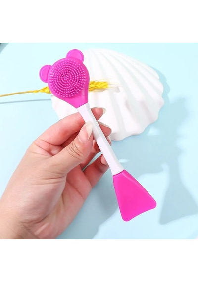 Çift Taraflı Yüz Gözenek Temizleme Ve Maske Kaşığı