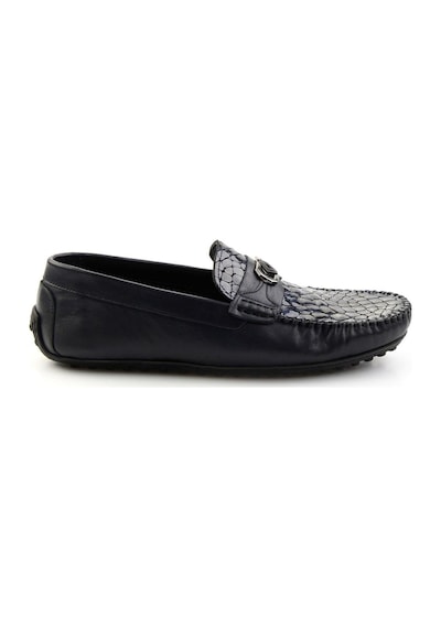 Bambi Lacivert Leather Erkek Loafer Ayakkabı E01757714803 Lacivert