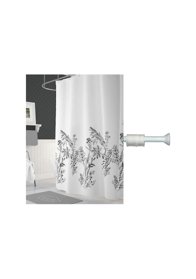 Prado Funda Banyo Perdesi + Askı Hediyeli 123-200 Cm Çok Renkli