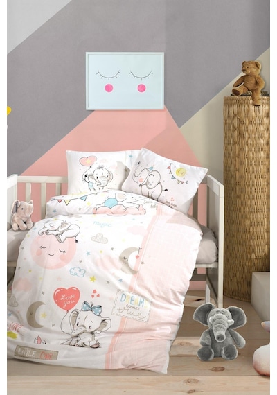 Clasy Ranforce Bebek Nevresim Takımı Pamuklu Sweet Dreams